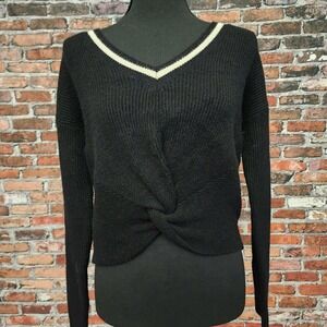 Guess Sweater Women's M Preppy Tennis Academia University College‎ Y2K V Neck